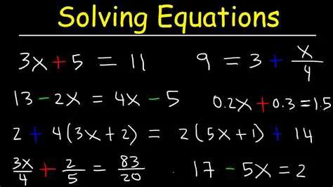 Using Algebraic Equations to Solve the Problem