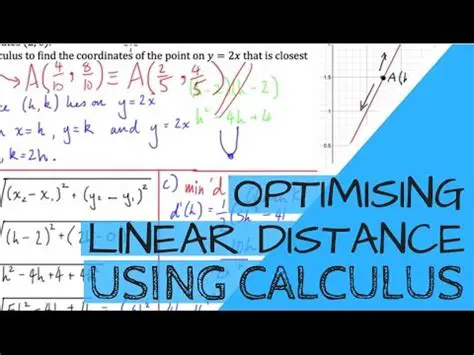 Using Calculus to Find the Minimum Distance