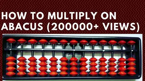 Using the Abacus for Multiplication