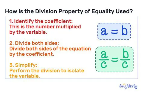 Using the Division Property of Equality