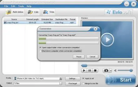 Using the Eviosoft iPad Video Converter
