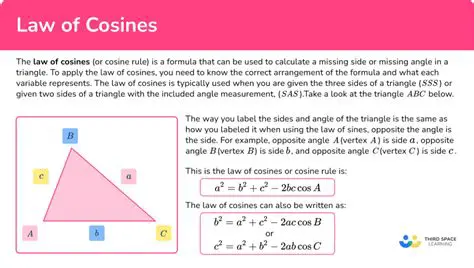 Using the Law of Cosines to Find Angle Measures