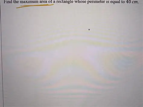 Using the Perimeter Constraint