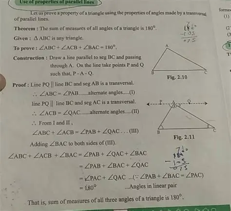 Using the Properties of Angles