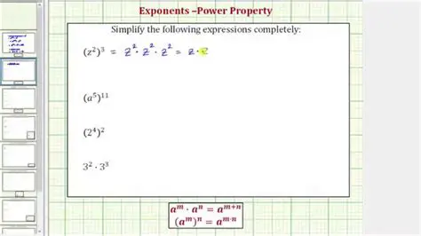 Using the Property of Exponents