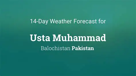 Usta Muhammad Weather Update Today: Forecast, Alerts & Essential Information