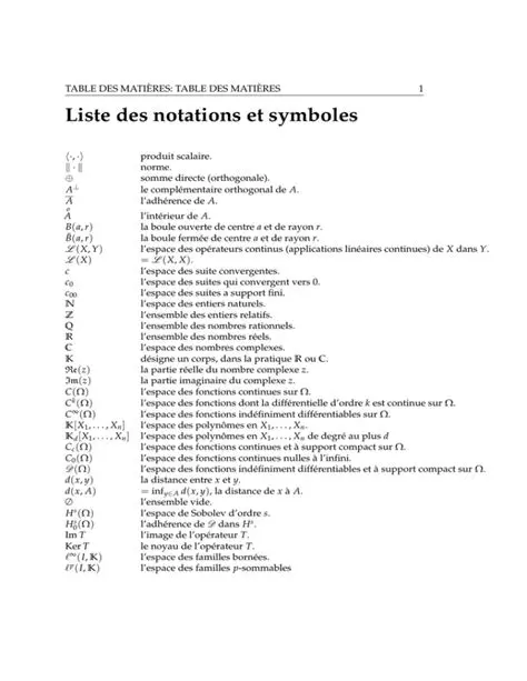 Utilisez des symboles et des notations