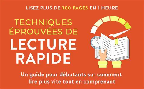 Utilisez des techniques de lecture rapide