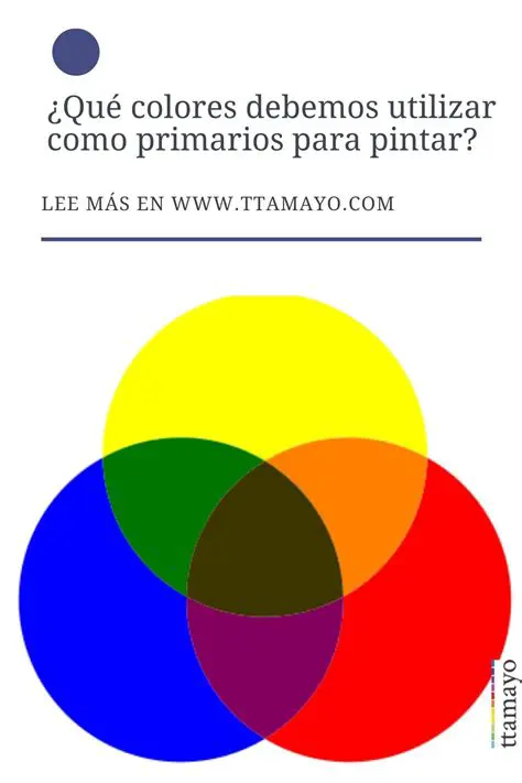 Utilizar colores primarios