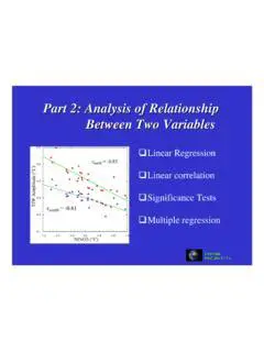 Variable Relationship Analysis