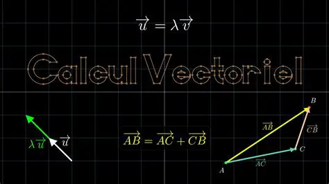 Vecteurs et calcul vectoriel