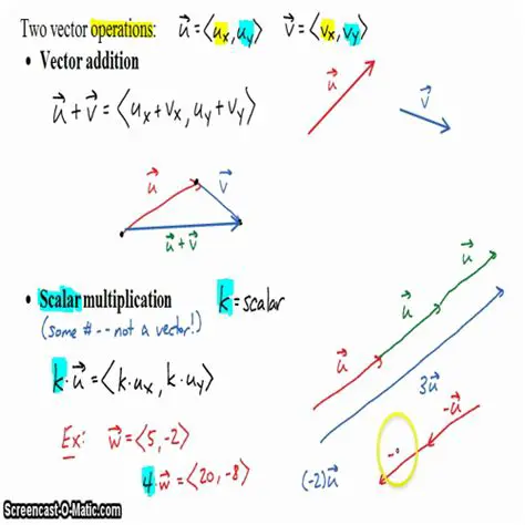 Vector Addition and Scalar Multiplication