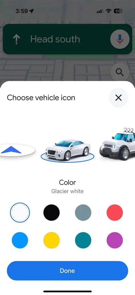Vehicle icon customization
