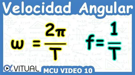 Velocidad angular constante