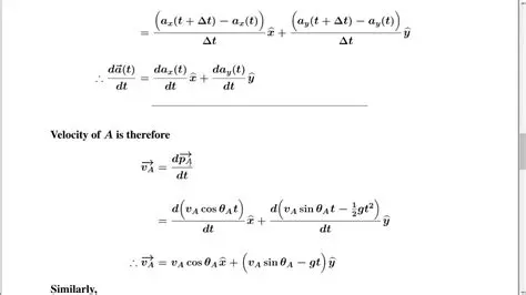 Velocity Vector Derivative