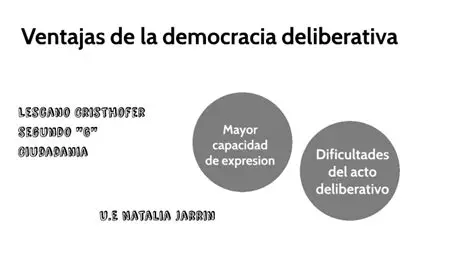 Ventajas de la democracia deliberativa para los representantes