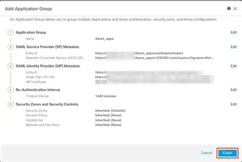 Verify application configuration