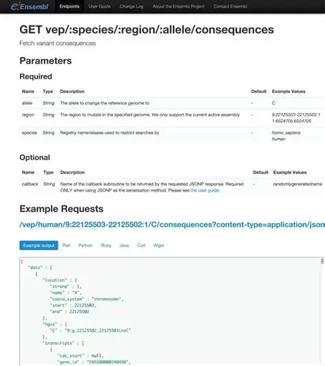 Verify Ensembl REST API Connection
