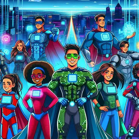 Virtual Superhero Character