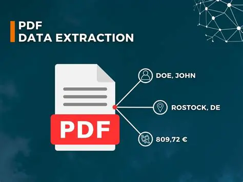 Visual PDF Data Extraction Rule Editor