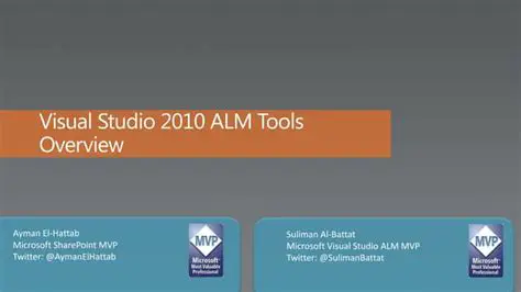 Visual Studio 2010 ALM Tools