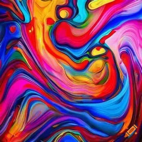 Vivid colors and dynamic composition