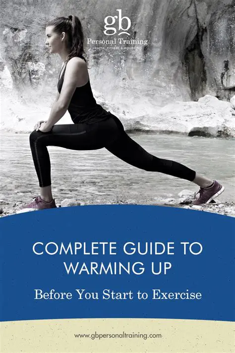 Warming up before exercise