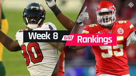 Unveiling the Top Week 8 Defense Rankings: A Deep Dive into NFL Defensive Dominance