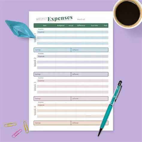 Weekly Spending Calculation