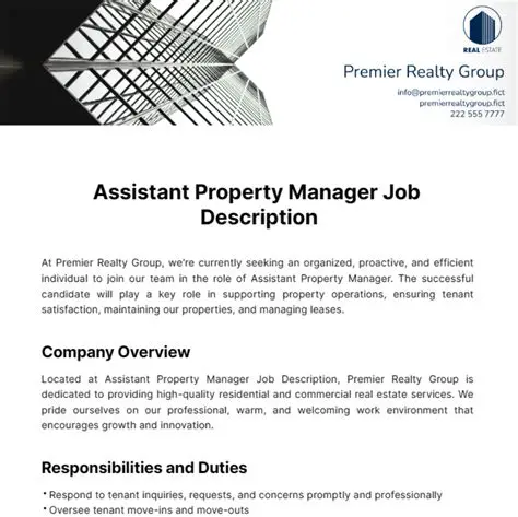 What Does an Assistant Property Manager Do? The Backbone of Real Estate Operations