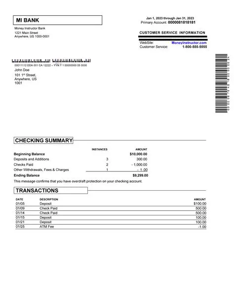 What Your Bank Statement Says About Your Money