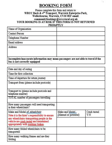 Why a Booking Form is Essential