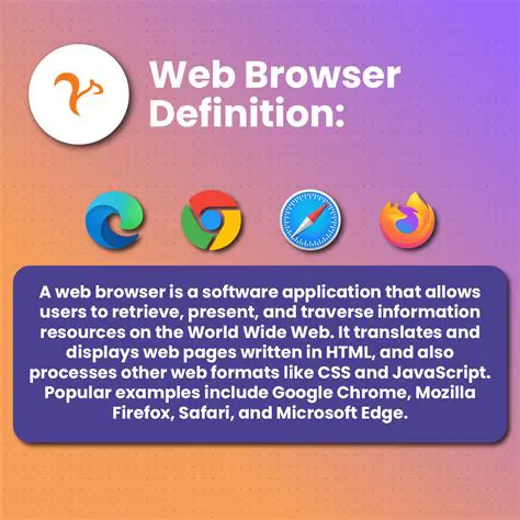 Why a Web Browser is the Correct Answer
