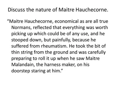 Why Paumelle Accuses Hauchecorne