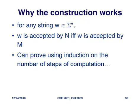 Why the Construction Works