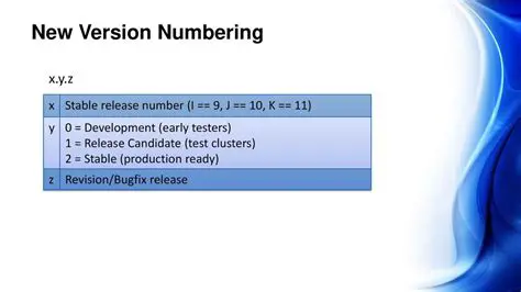 Why Version Numbering Matters