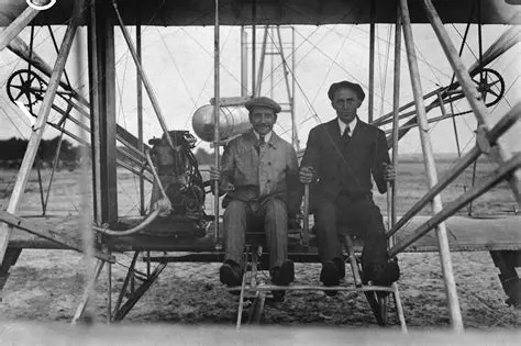 Wilbur piloted the very first flight