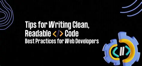 Write clean and readable code