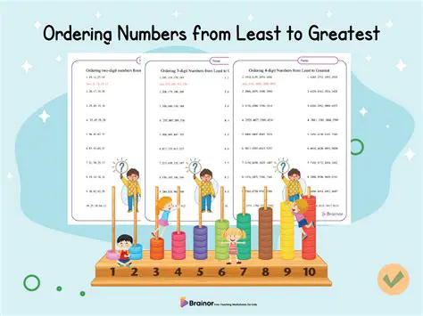 Writing Numbers in Order from Least to Greatest