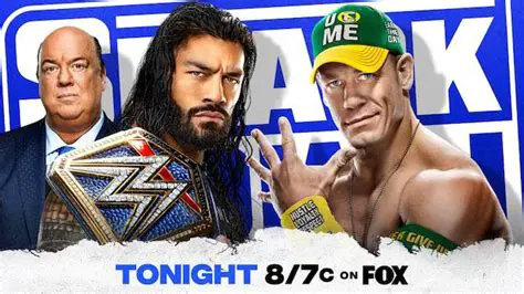 WWE SmackDown: John Cena and Roman Reigns Collide in a Battle for Supremacy