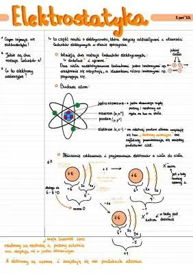 Zadanie z elektrostatyki klasa 8
