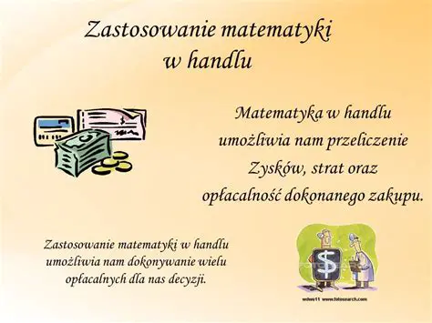 Zastosowanie matematyki w handlu