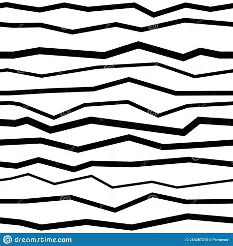 Zigzag pattern up and down the beach